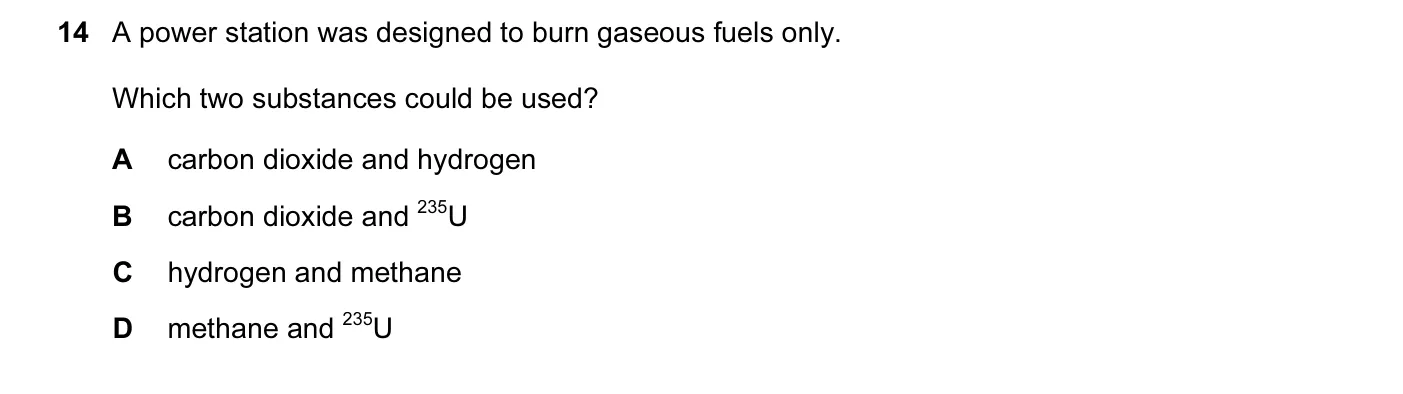 Question 14, November 2014, 0620 Paper 12