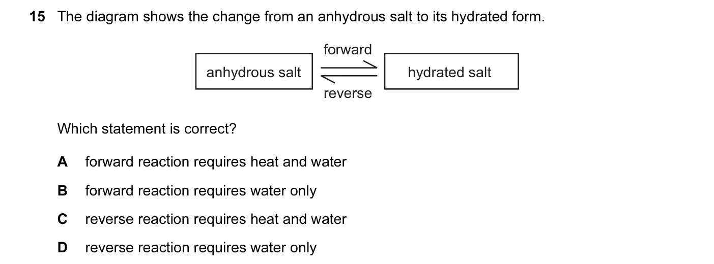 Question 15, November 2014, 0620 Paper 12