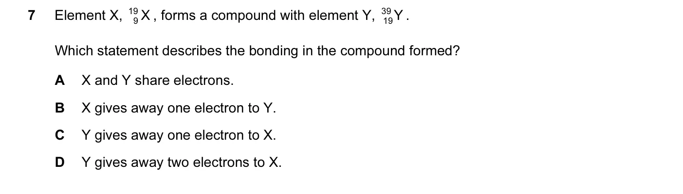 Question 7, November 2014, 0620 Paper 13
