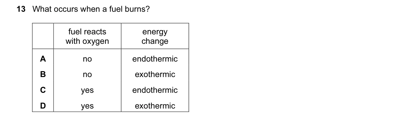 Question 13, November 2014, 0620 Paper 13