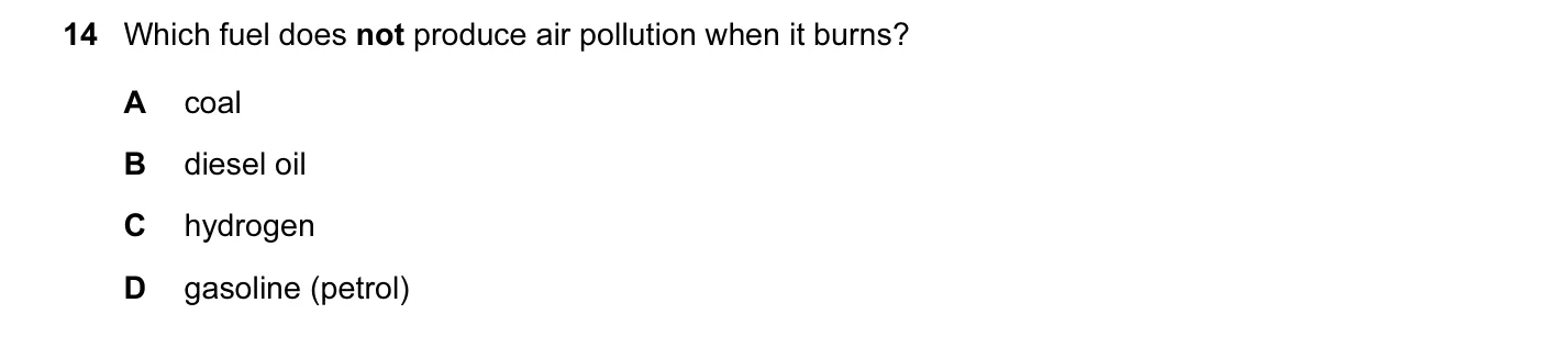Question 14, November 2014, 0620 Paper 13