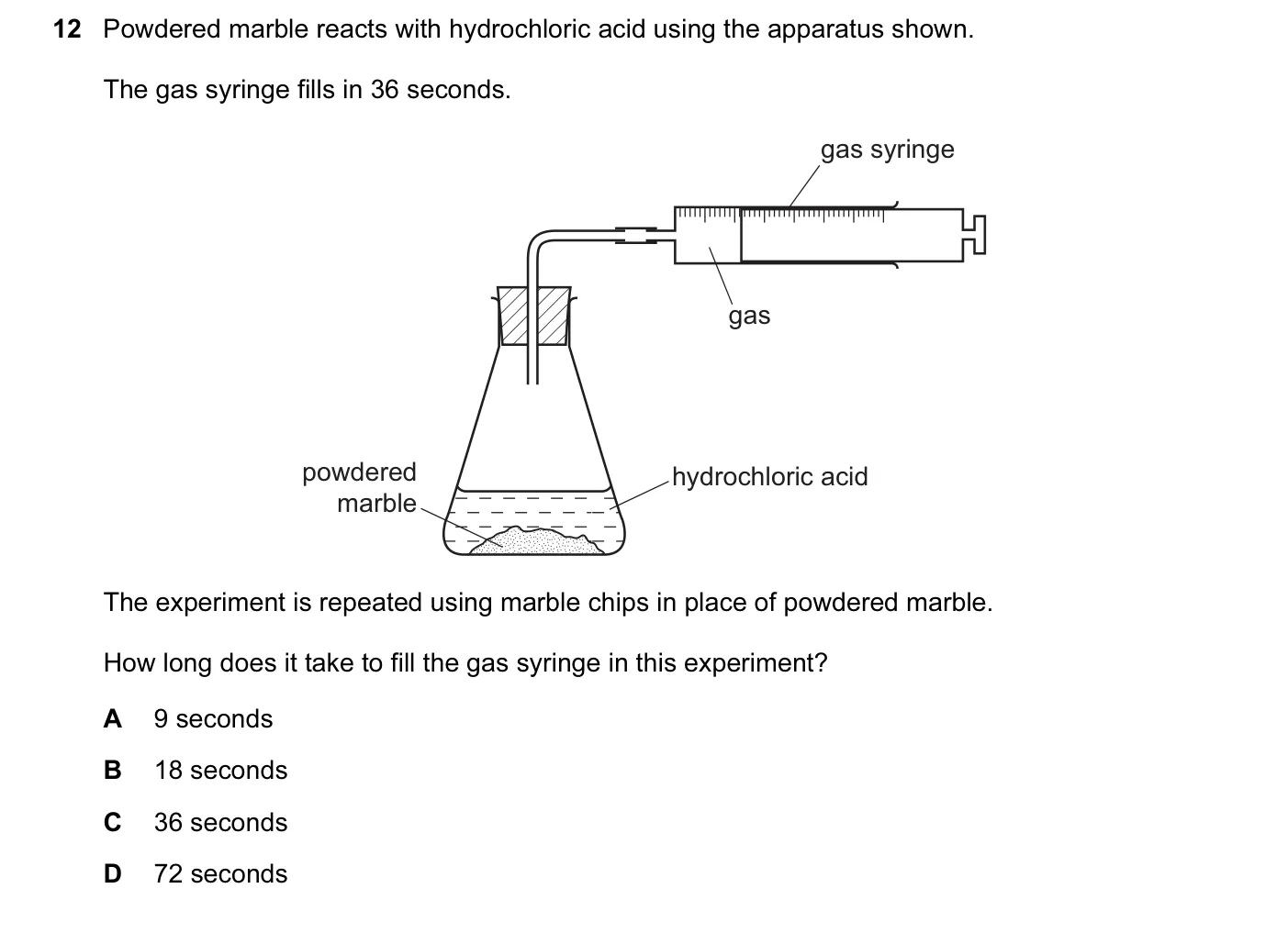 Question 12, June 2015, 0620 Paper 11