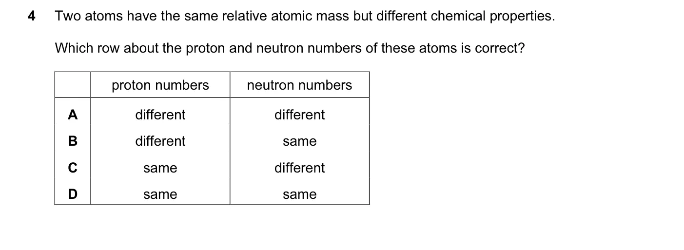 Question 4, June 2015, 0620 Paper 13