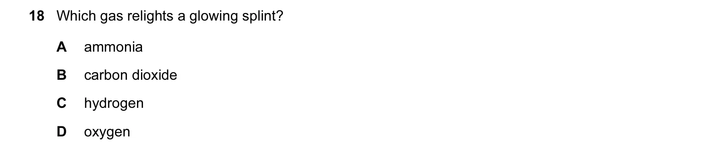 Question 18, June 2015, 0620 Paper 13
