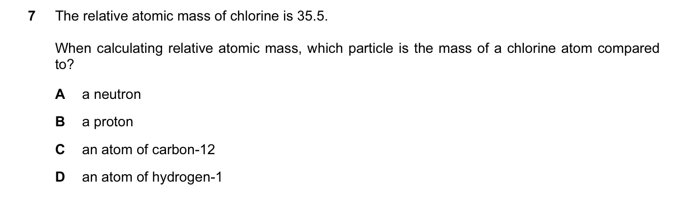 Question 7, November 2015, 0620 Paper 12