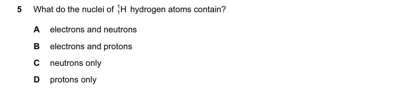 Question 5, November 2015, 0620 Paper 13
