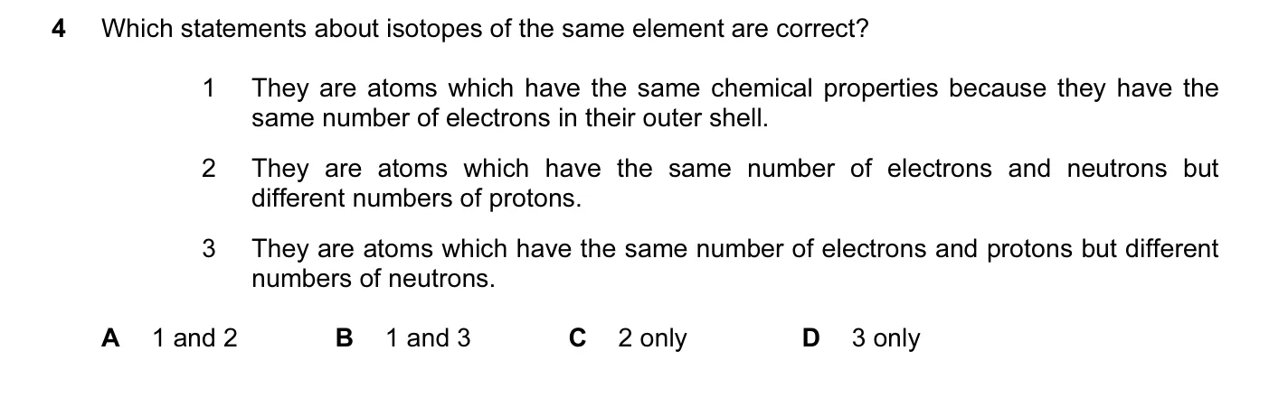 Question 4, June 2016, 0620 Paper 22