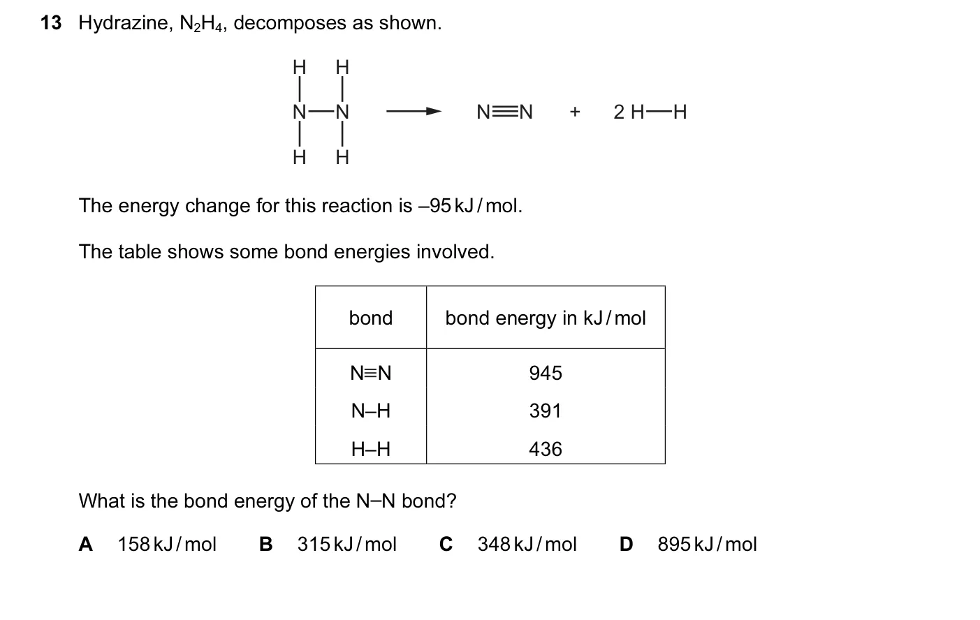 Question 13, June 2016, 0620 Paper 23