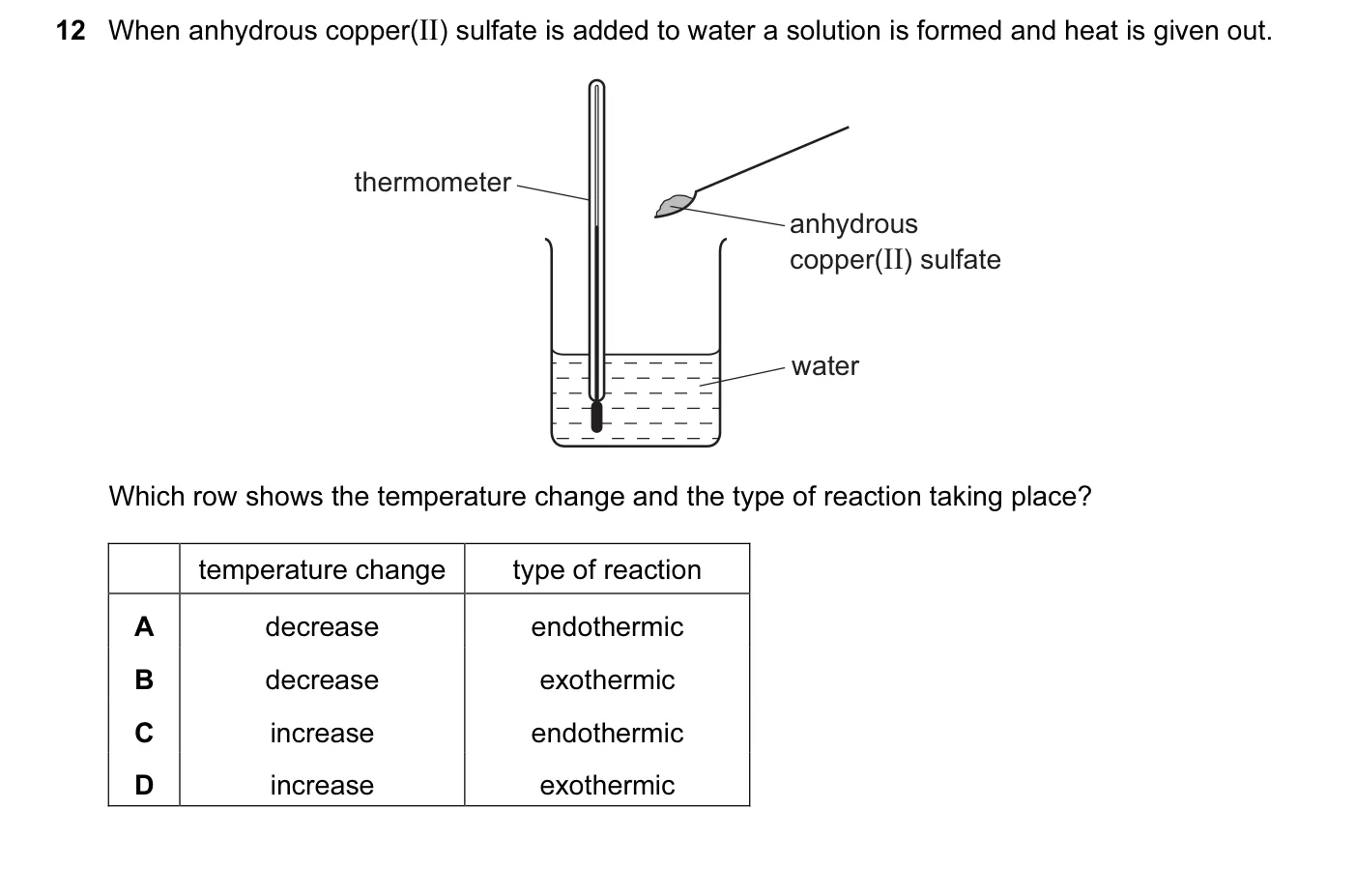 Question 12, November 2016, 0620 Paper 21