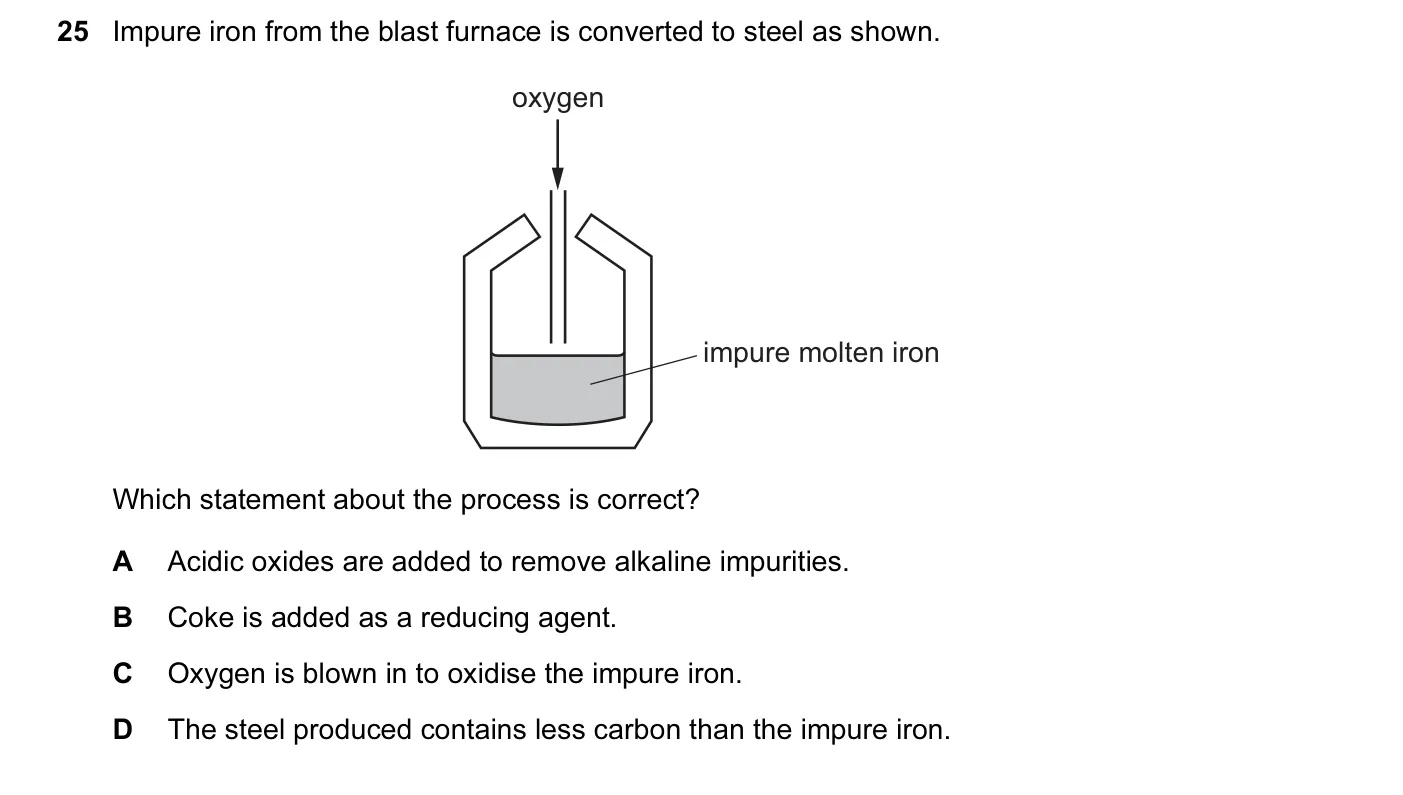 Question 25, November 2016, 0620 Paper 21