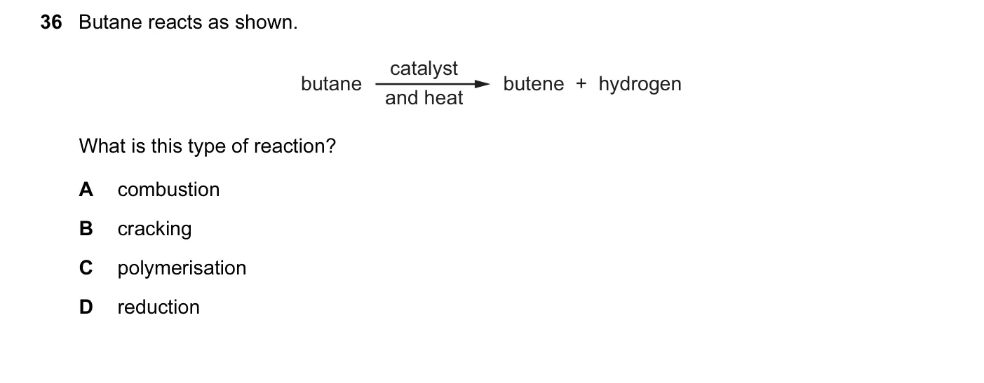 Question 36, November 2016, 0620 Paper 21