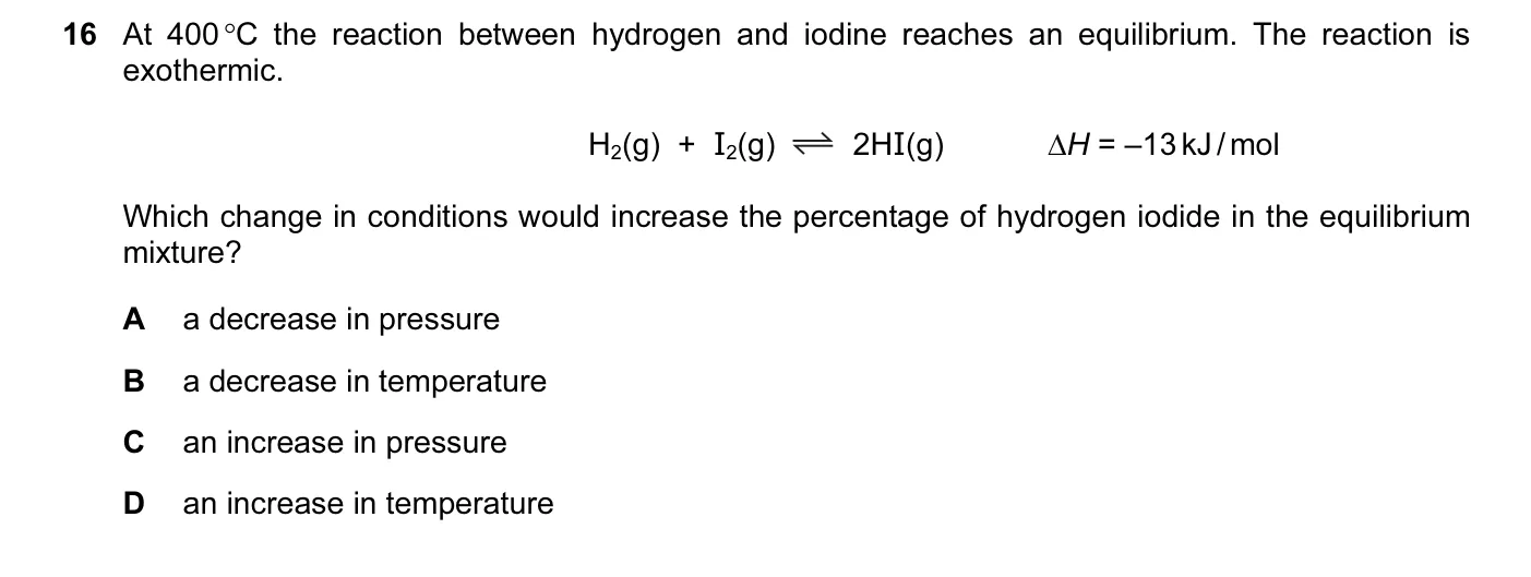 Question 16, November 2016, 0620 Paper 22