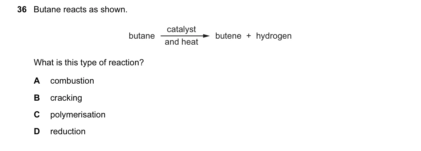 Question 36, November 2016, 0620 Paper 22