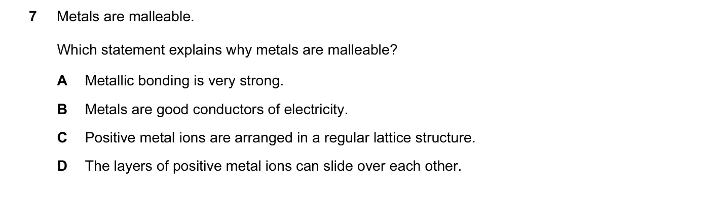 Question 7, November 2016, 0620 Paper 23