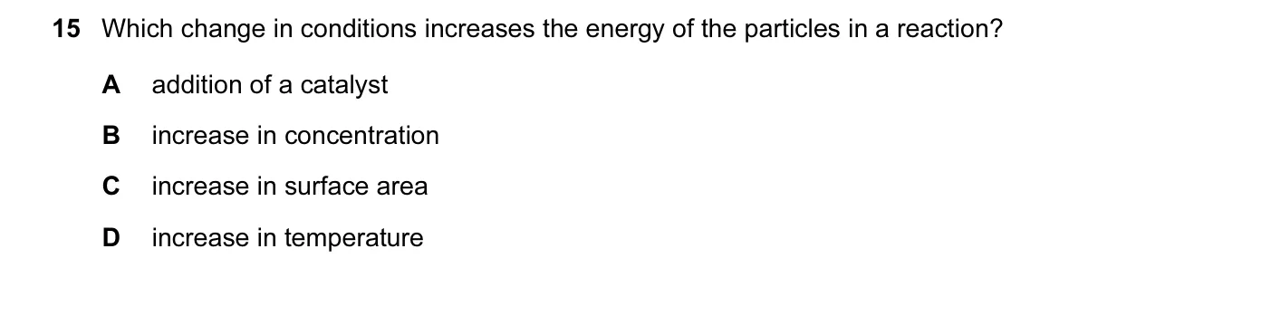 Question 15, November 2016, 0620 Paper 23