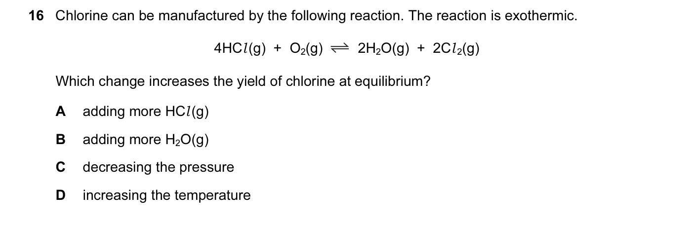 Question 16, November 2016, 0620 Paper 23
