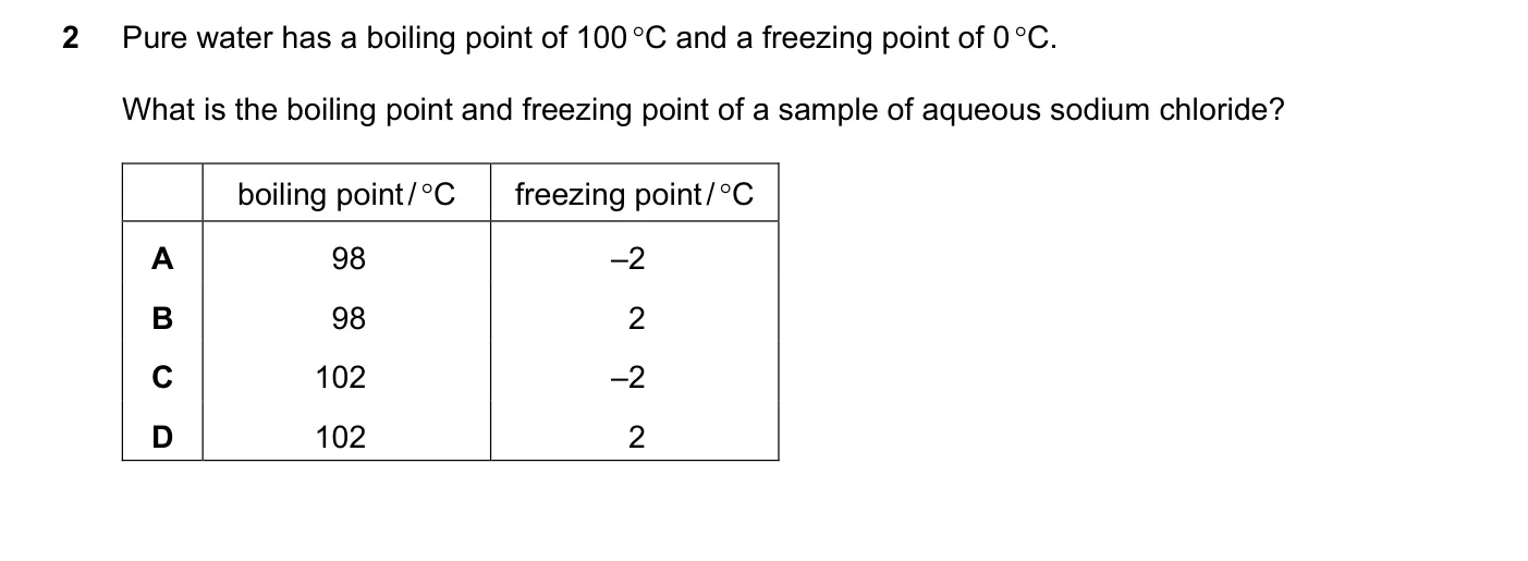 Question 2, June 2017, 0620 Paper 21