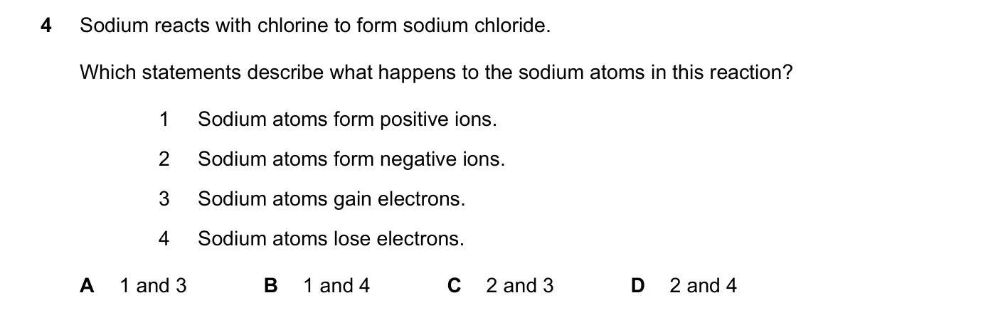 Question 4, June 2017, 0620 Paper 21