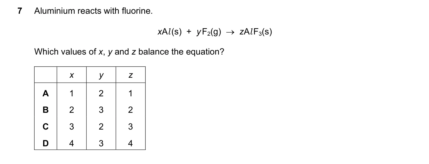 Question 7, June 2017, 0620 Paper 21