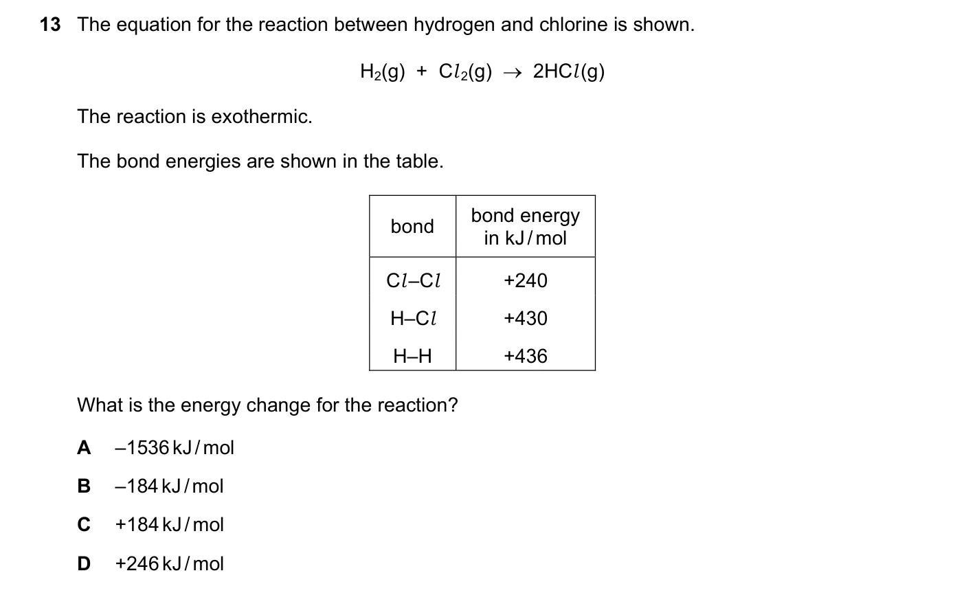 Question 13, June 2017, 0620 Paper 22