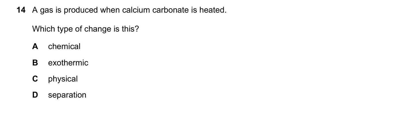 Question 14, June 2017, 0620 Paper 22