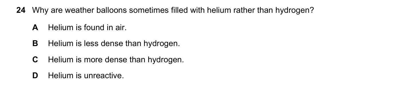 Question 24, June 2017, 0620 Paper 22
