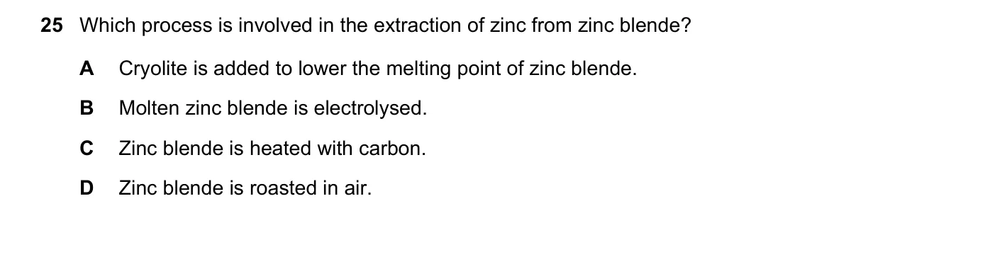 Question 25, June 2017, 0620 Paper 22