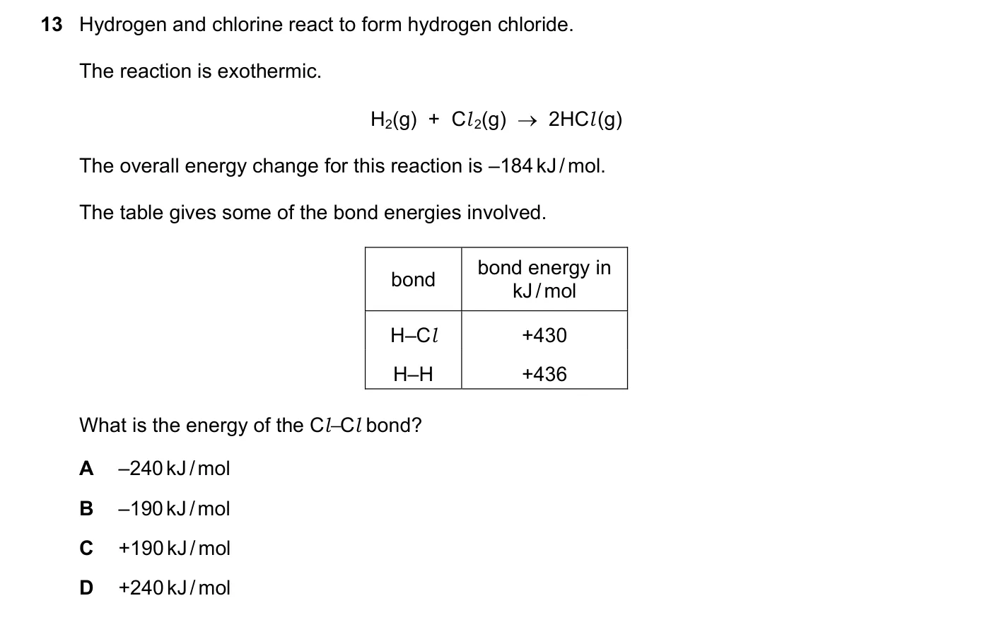 Question 13, June 2017, 0620 Paper 23