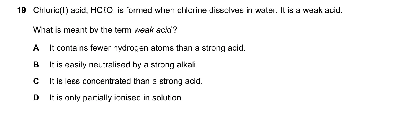 Question 19, June 2017, 0620 Paper 23