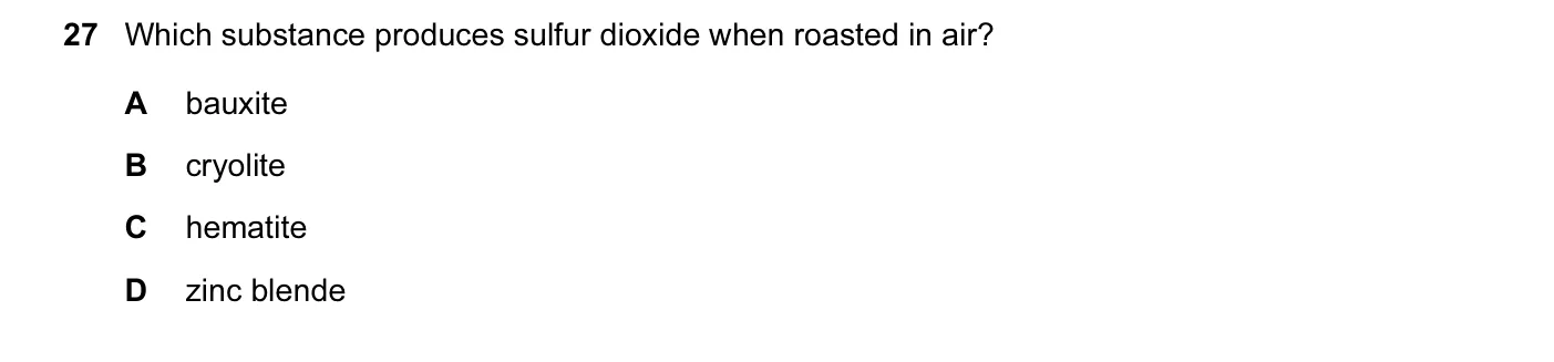 Question 27, March 2017, 0620 Paper 22