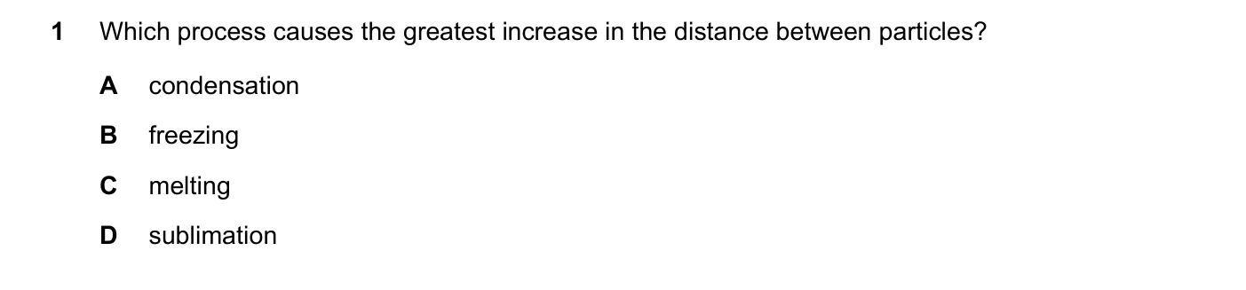 Question 1, November 2017, 0620 Paper 21