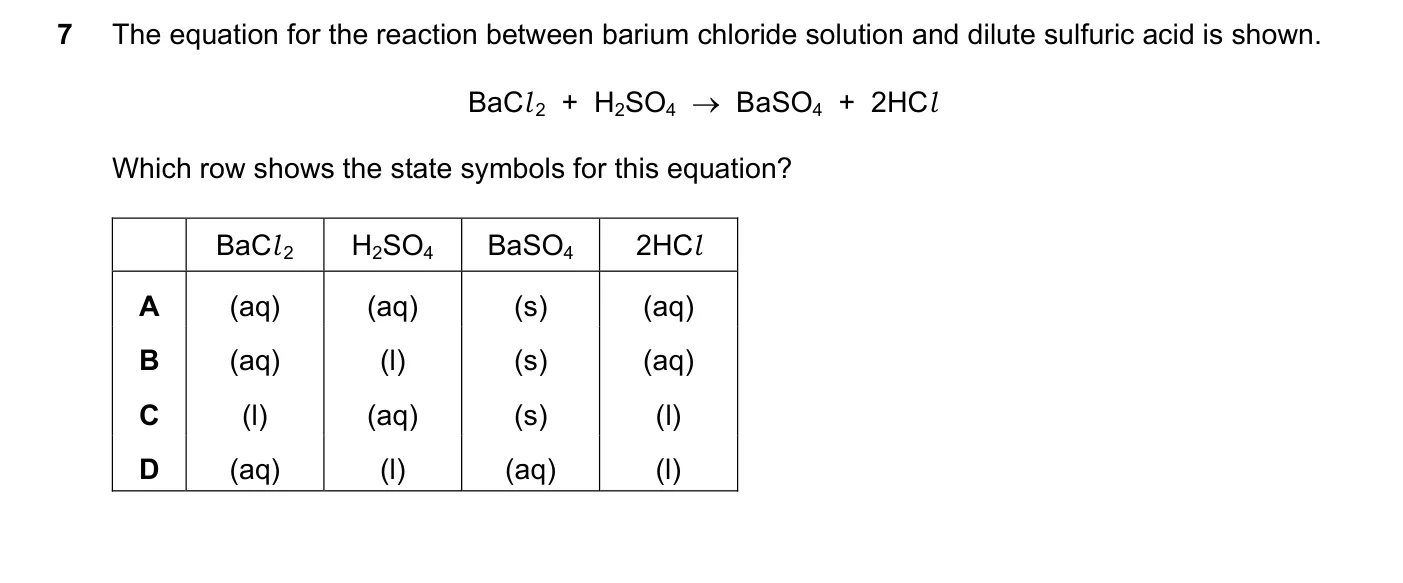 Question 7, November 2017, 0620 Paper 21