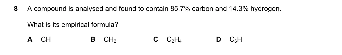 Question 8, November 2017, 0620 Paper 21