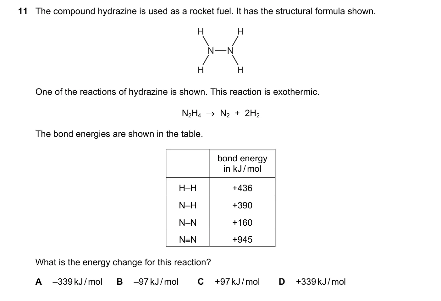 Question 11, November 2017, 0620 Paper 21