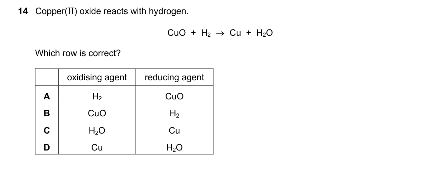 Question 14, November 2017, 0620 Paper 21