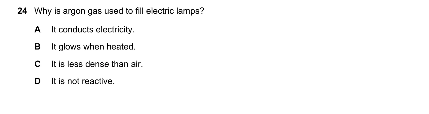 Question 24, November 2017, 0620 Paper 21