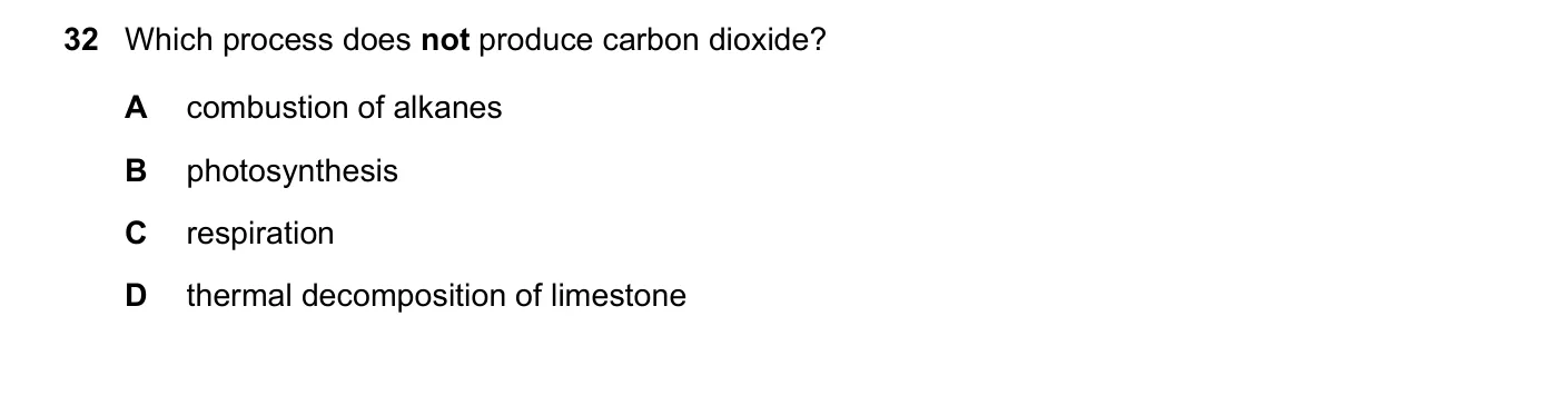 Question 32, November 2017, 0620 Paper 21