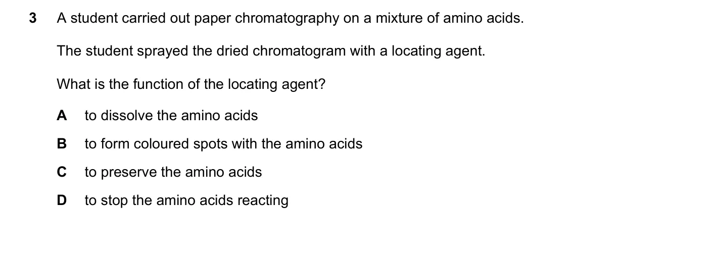 Question 3, November 2017, 0620 Paper 22