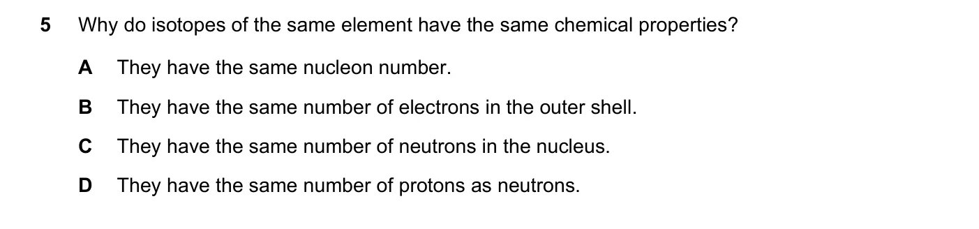 Question 5, November 2017, 0620 Paper 22