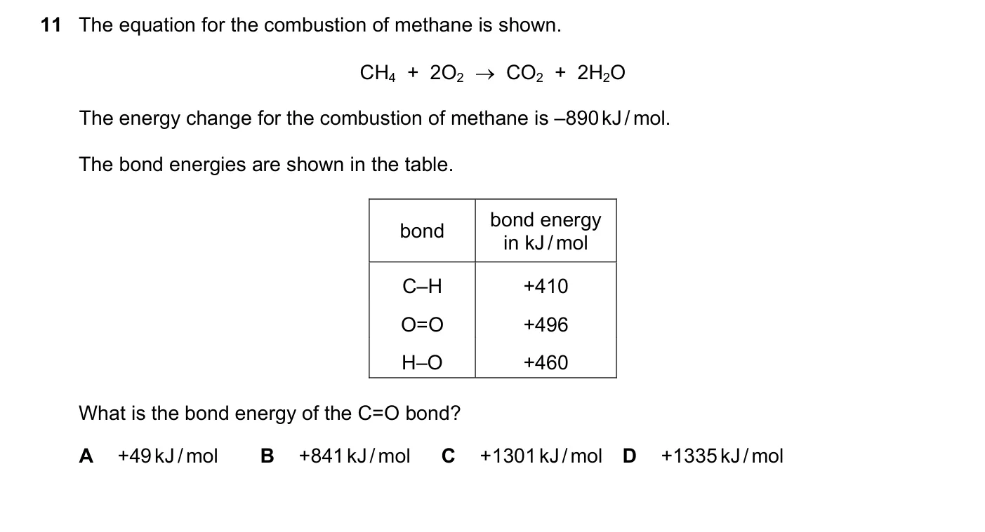 Question 11, November 2017, 0620 Paper 22