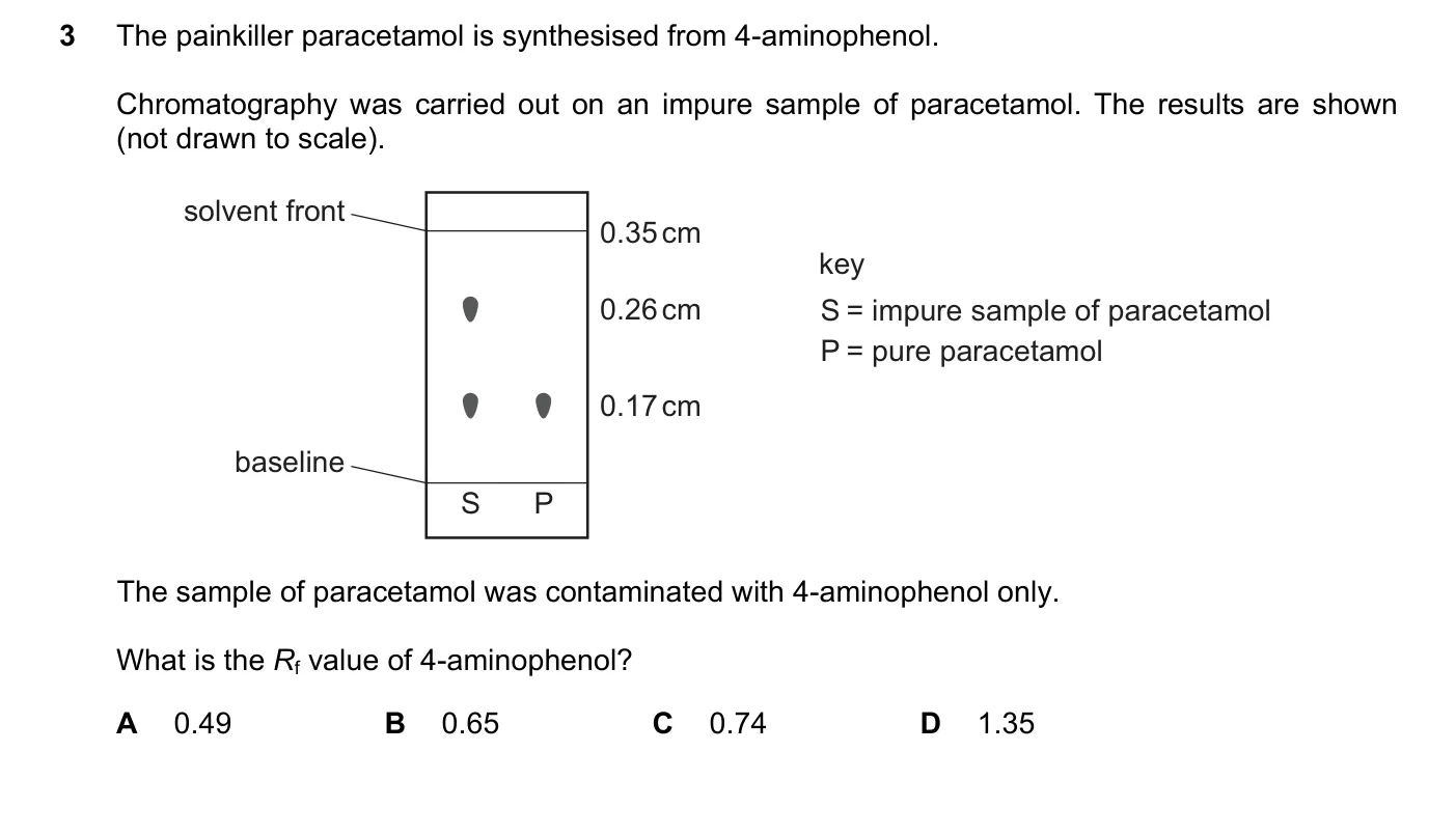 Question 3, November 2017, 0620 Paper 23