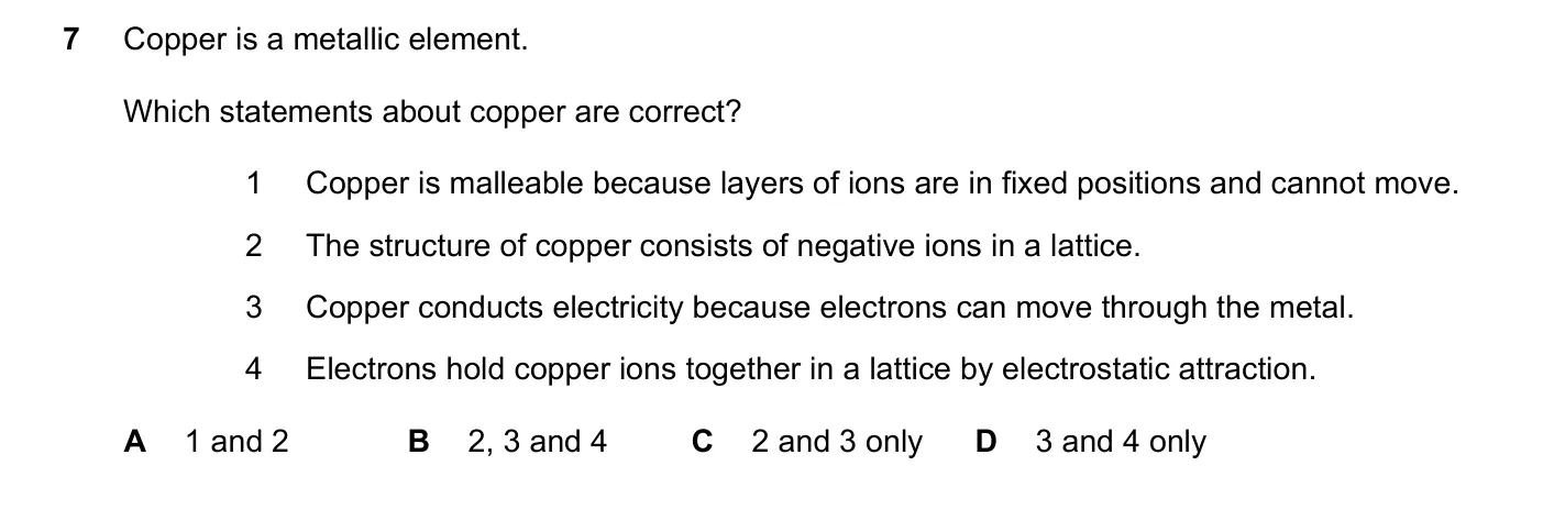 Question 7, June 2018, 0620 Paper 21
