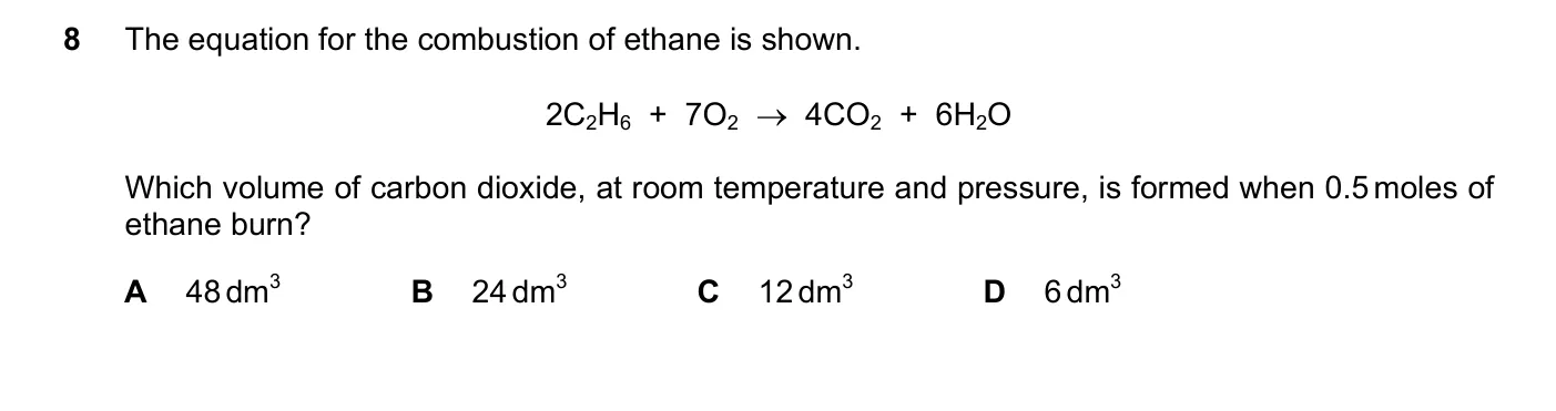 Question 8, June 2018, 0620 Paper 21