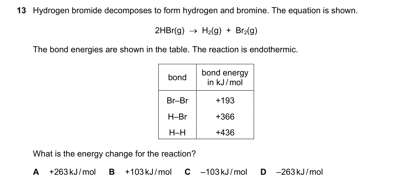 Question 13, June 2018, 0620 Paper 21
