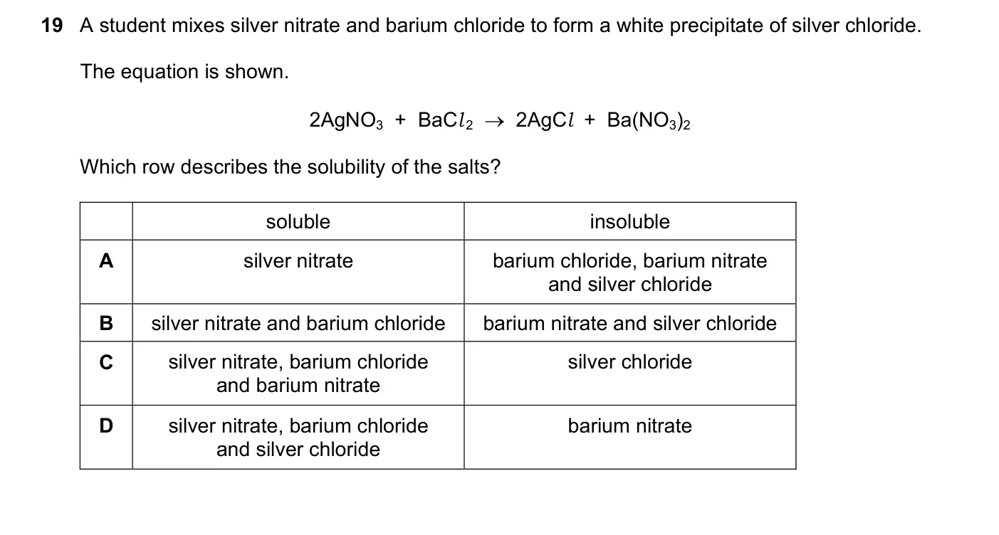 Question 19, June 2018, 0620 Paper 21