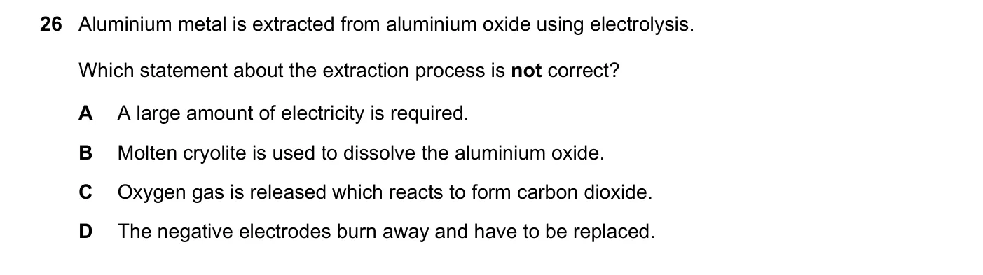 Question 26, June 2018, 0620 Paper 21