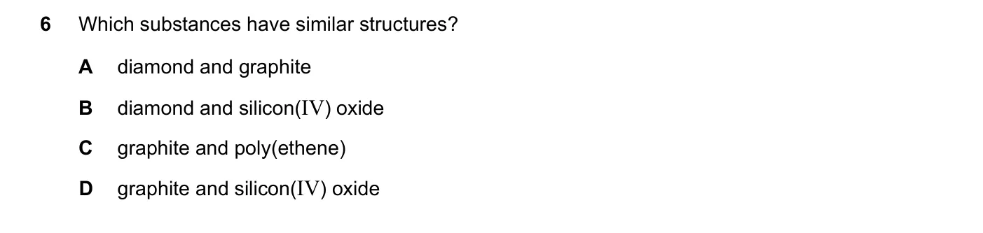 Question 6, June 2018, 0620 Paper 22