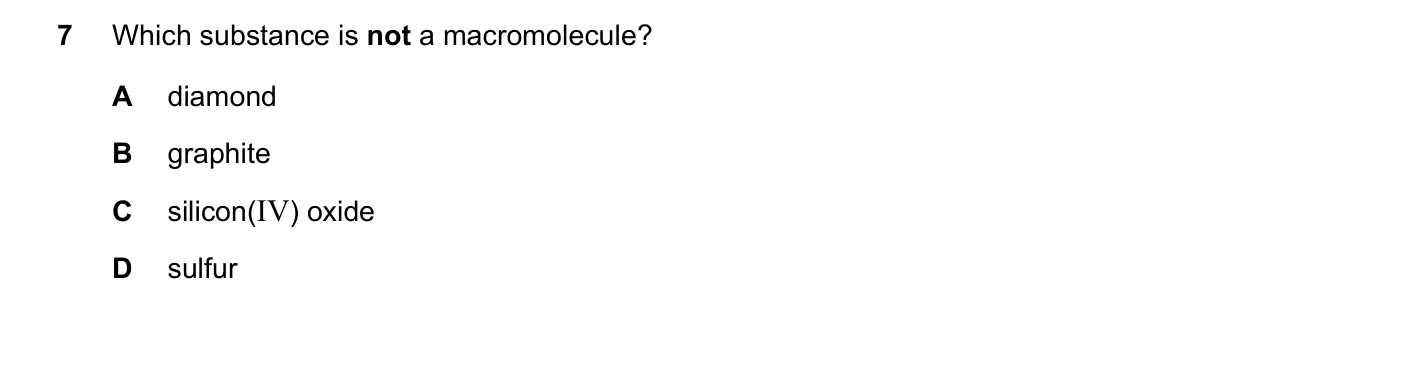 Question 7, June 2018, 0620 Paper 22