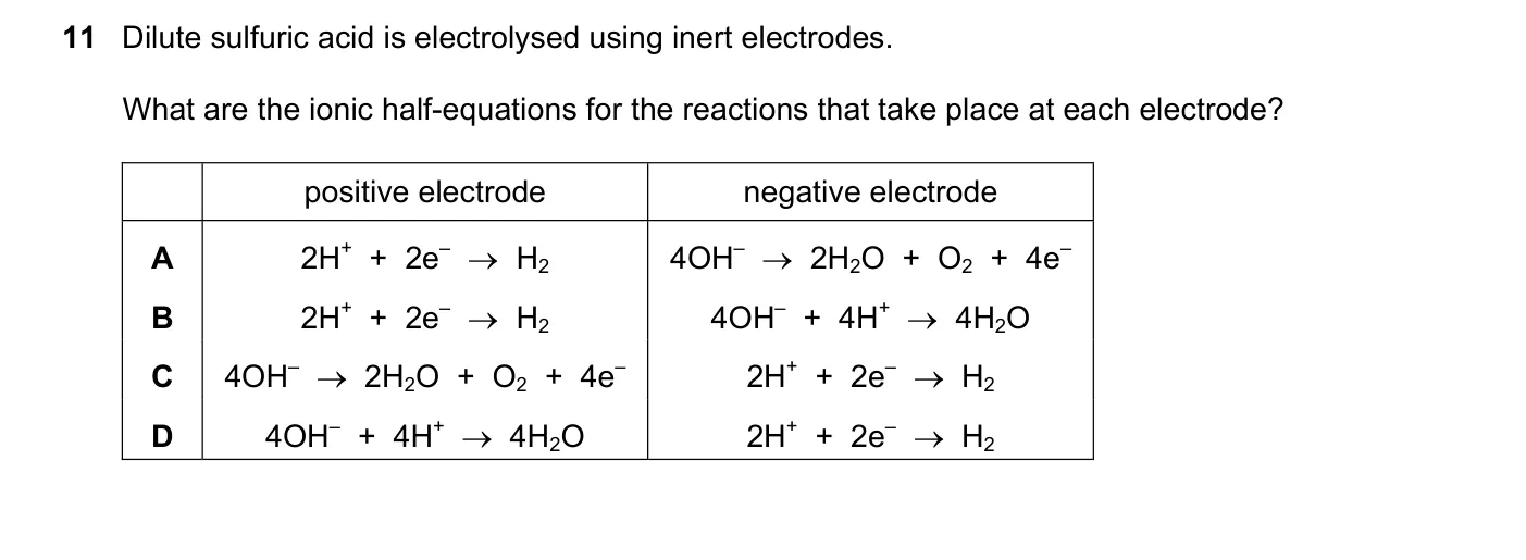 Question 11, June 2018, 0620 Paper 22