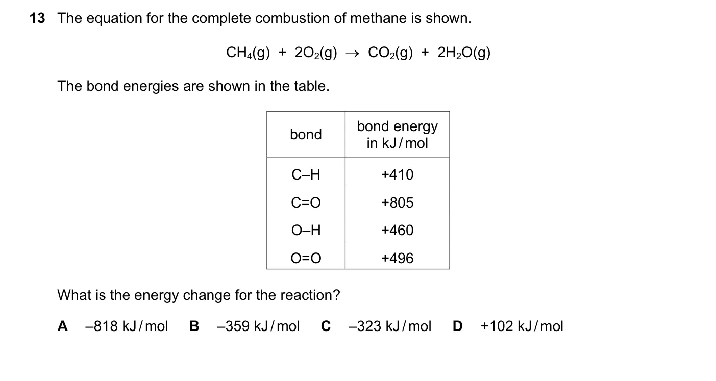 Question 13, June 2018, 0620 Paper 22